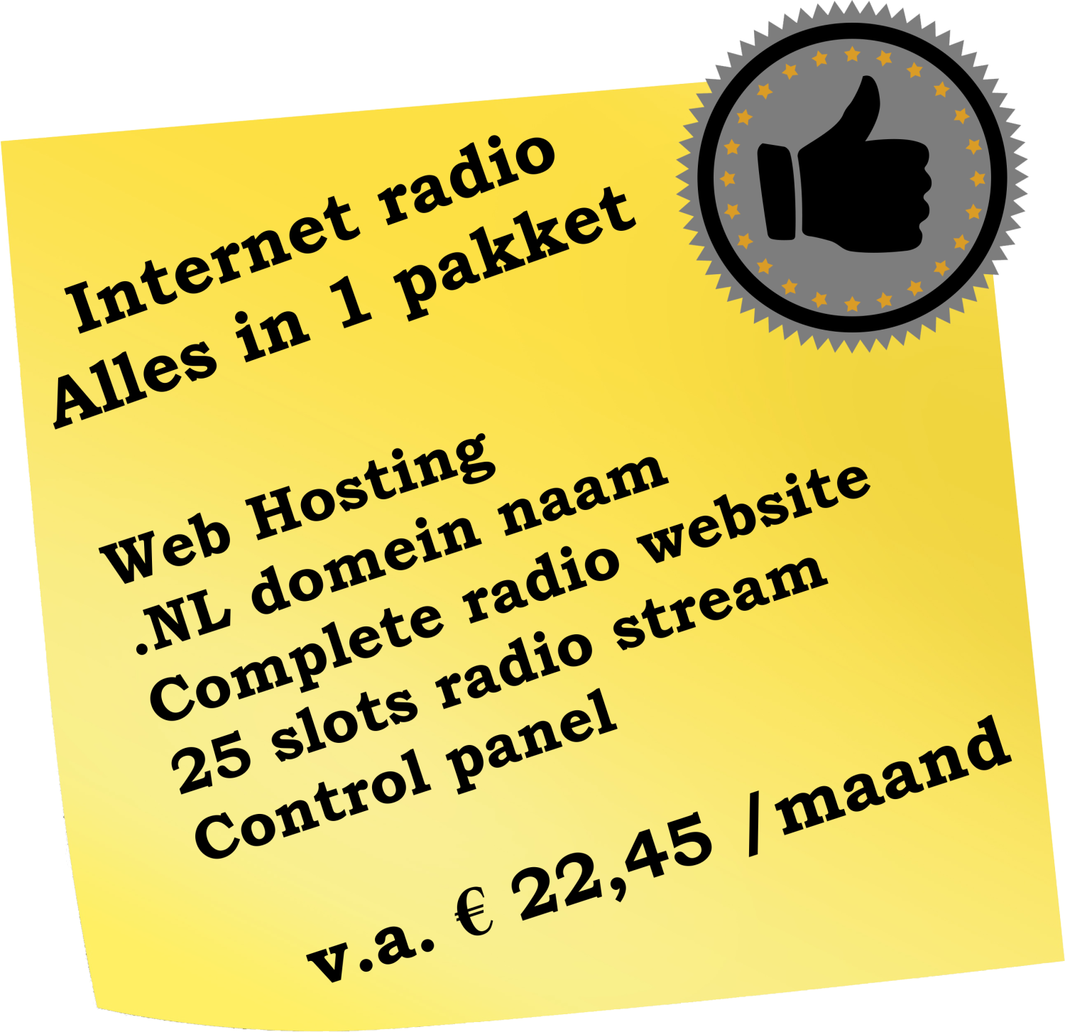 internet radio maken